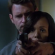 Jake and Olivia imagining Papa Pope in the line of fire
ABC screenshot